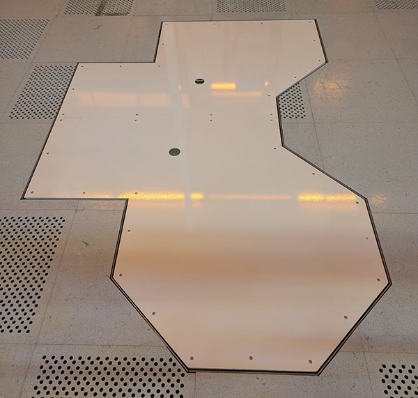 Powder-Coated Steel Base for Equipment Interface